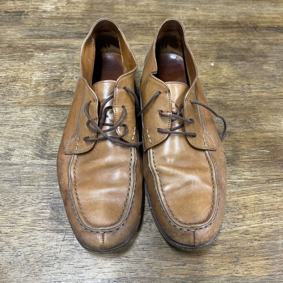 Bruno Magli Men’s Brown Leather Camel Cognac Shoes 8.5 — READ LISTING - Picture 1 of 8